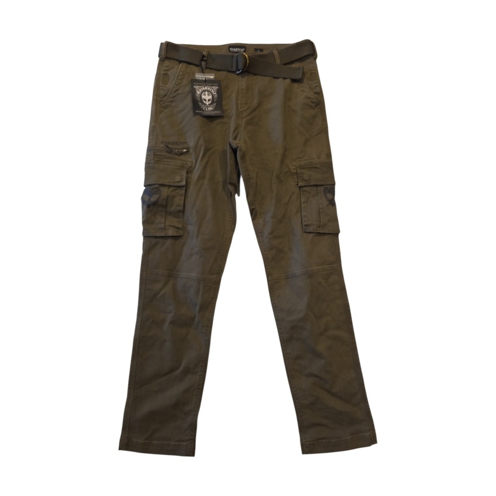 Grimfrost Clan Cargo Pants Mens Large Olive Green Tactical Viking NWT